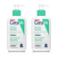 CeraVe Duplo Gel Limpiador Espumoso, 2 x 236 ml