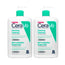 CeraVe Duplo Gel detergente schiumogeno, 2X1L