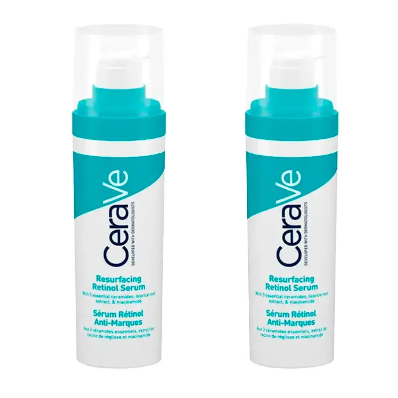 CeraVe Duplo Retinol Siero Imperfezioni Anti-Carie, 2X30 Ml