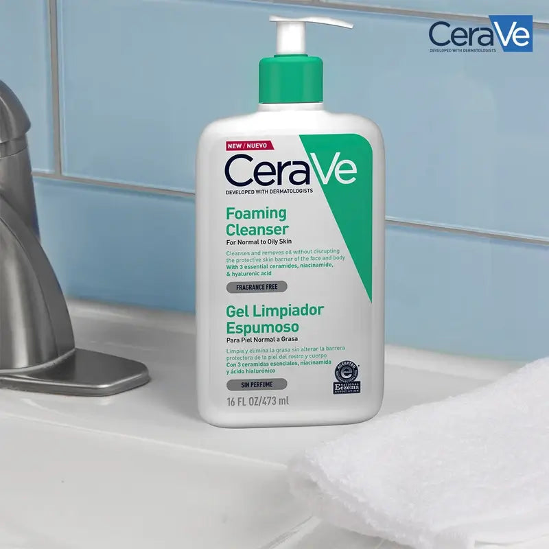 CeraVe Gel detergente schiumoso, 473 ml