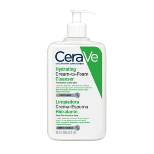 CeraVe Crema detergente-Schiuma idratante, 473 ml