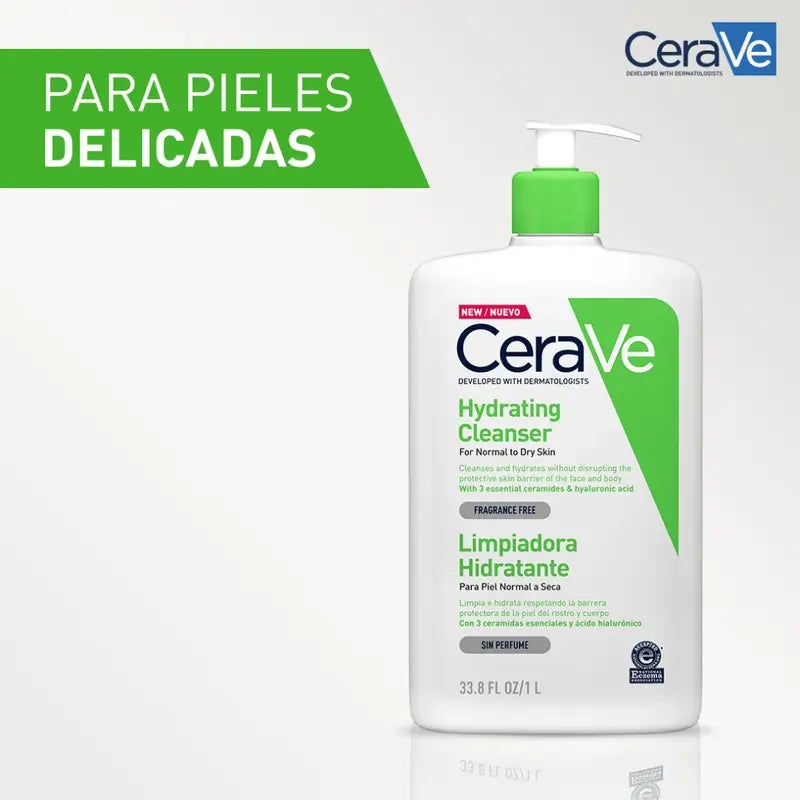 CeraVe Gel detergente idratante, 1l