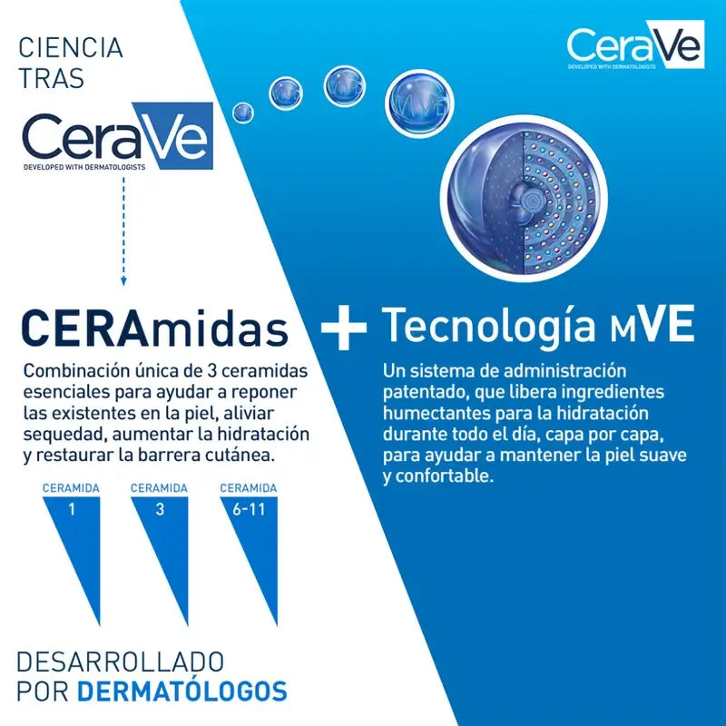 CeraVe Gel detergente idratante, 1l