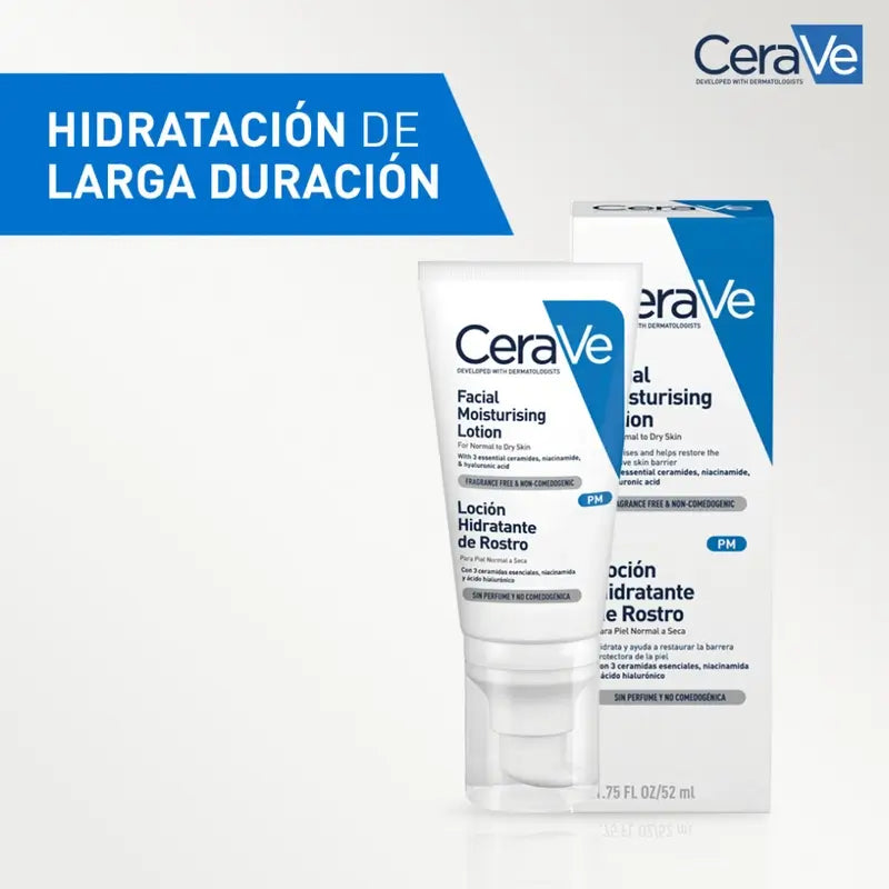 CeraVe Lozione idratante per il viso, 52 ml