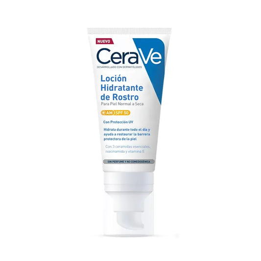CeraVe Lozione idratante per il viso SPF 50, 52 ml