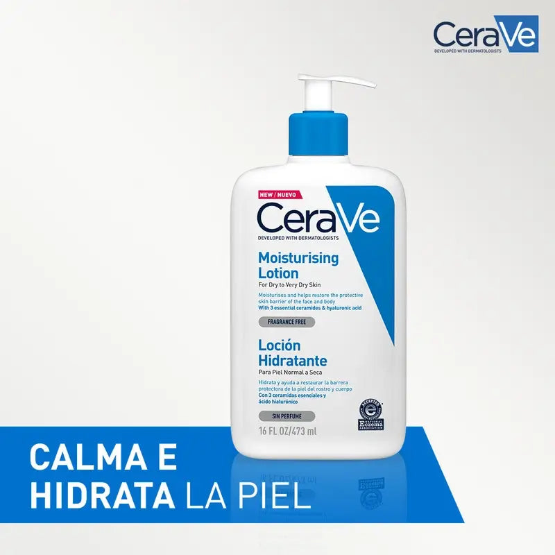 CeraVe Lozione idratante per pelli secche o molto secche, 473 ml