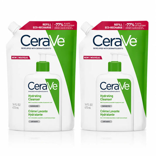 Cerave Pack Cerave Detergente Idratante Ricarica, 473 Ml, x2