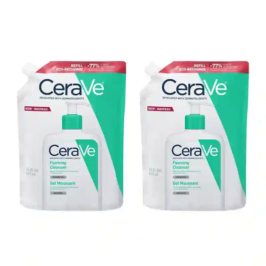 Ricarica di gel detergente schiumogeno CeraVe, 2X473 Ml