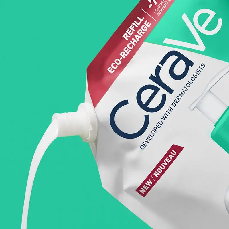 CeraVe Gel detergente schiumoso ricarica , 473 ml