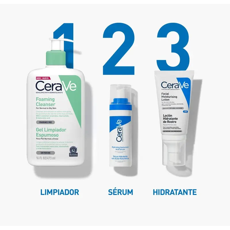 CeraVe Siero idratante all'acido ialuronico, 30 ml