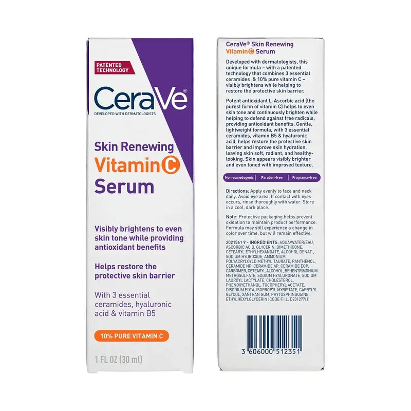Cerave Siero Rinnovatore della Pelle con Vitamina C , 30 ml