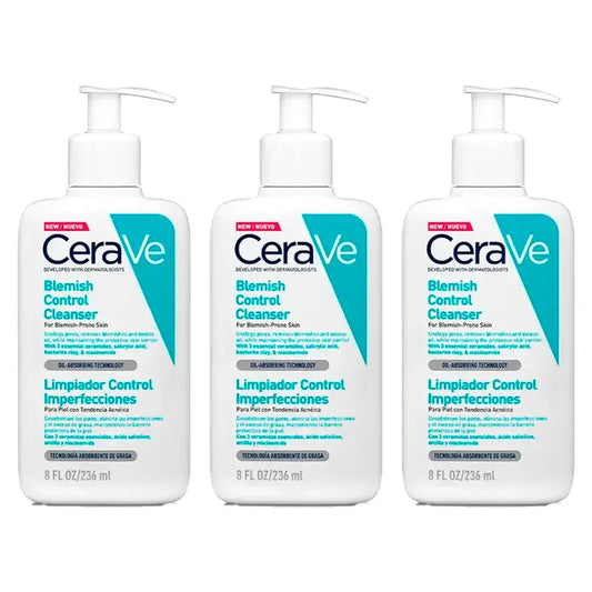 CeraVe Triplo Detergente 3X236 Ml, 3X236 Ml