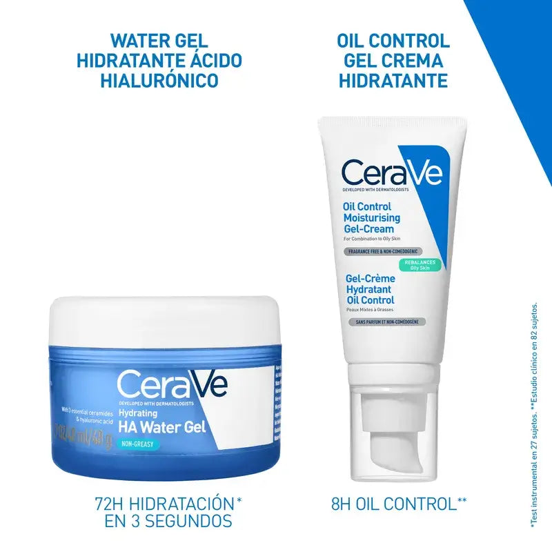 Cerave Acqua Gel Idratante Acido Ialuronico, 48 g