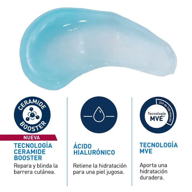 Cerave Acqua Gel Idratante Acido Ialuronico, 48 g