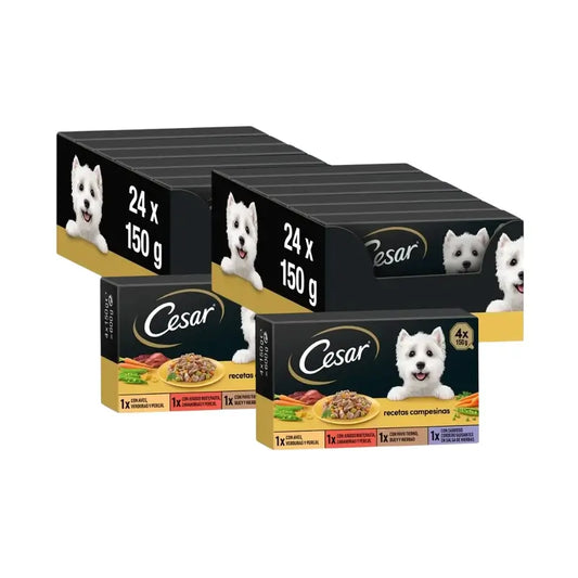 Cesar Multipack Receta Campesina, Confezione da 2, 6X4X150Gr