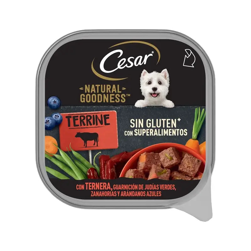 Cesar Natural Muiltipack Manzo 16X100Gr