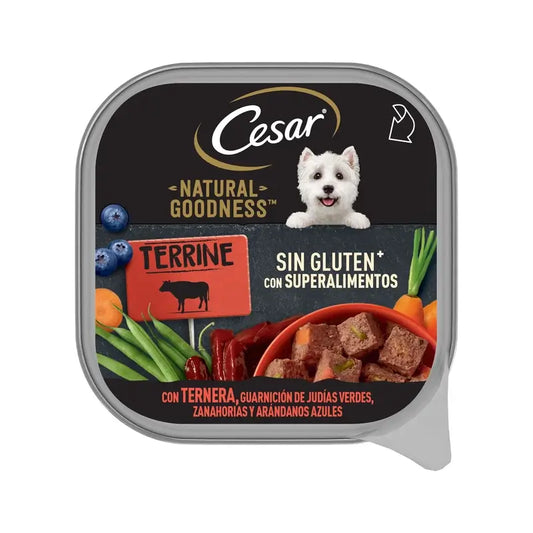 Cesar Natural Muiltipack Manzo 16X100Gr