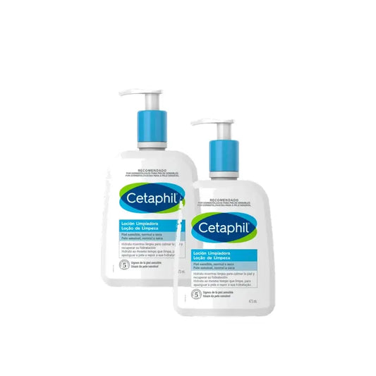 Cetaphil Lozione Detergente 473 ml, confezione da 2
