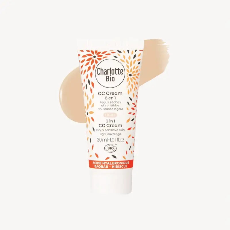 Charlotte Bio Cc Cream Light 6 In 1 - Anti-Età - Pelle secca 30 Ml