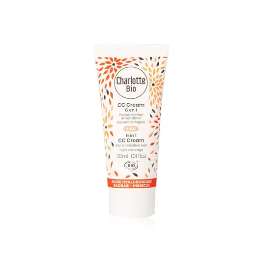 Charlotte Bio Cc Cream Nude 6 In 1 - Anti-Età - Pelle secca 30 Ml