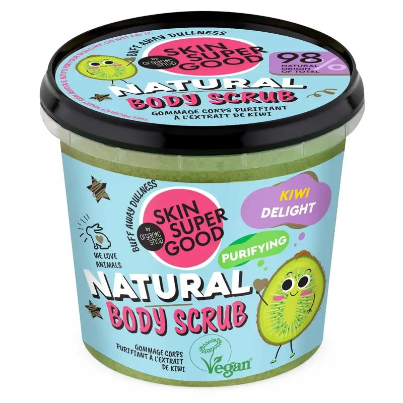 Charlotte Bio Gommage purificante per il corpo con estratto di kiwi, 360 Ml