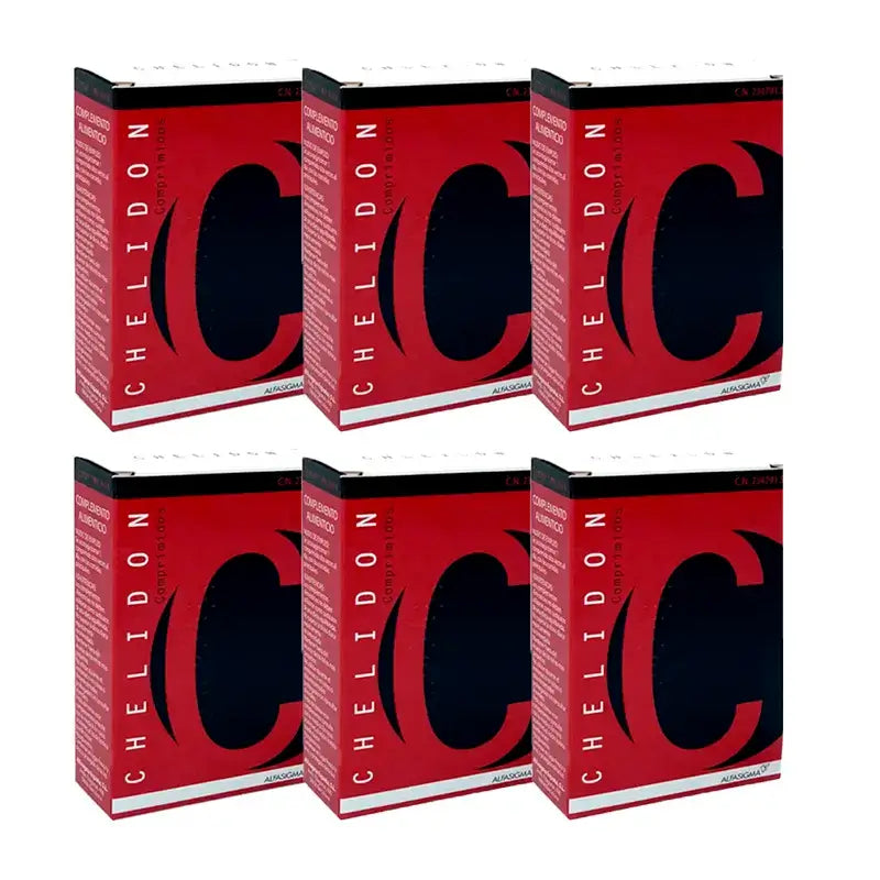 Chelidon, confezione da 6 x 60 compresse