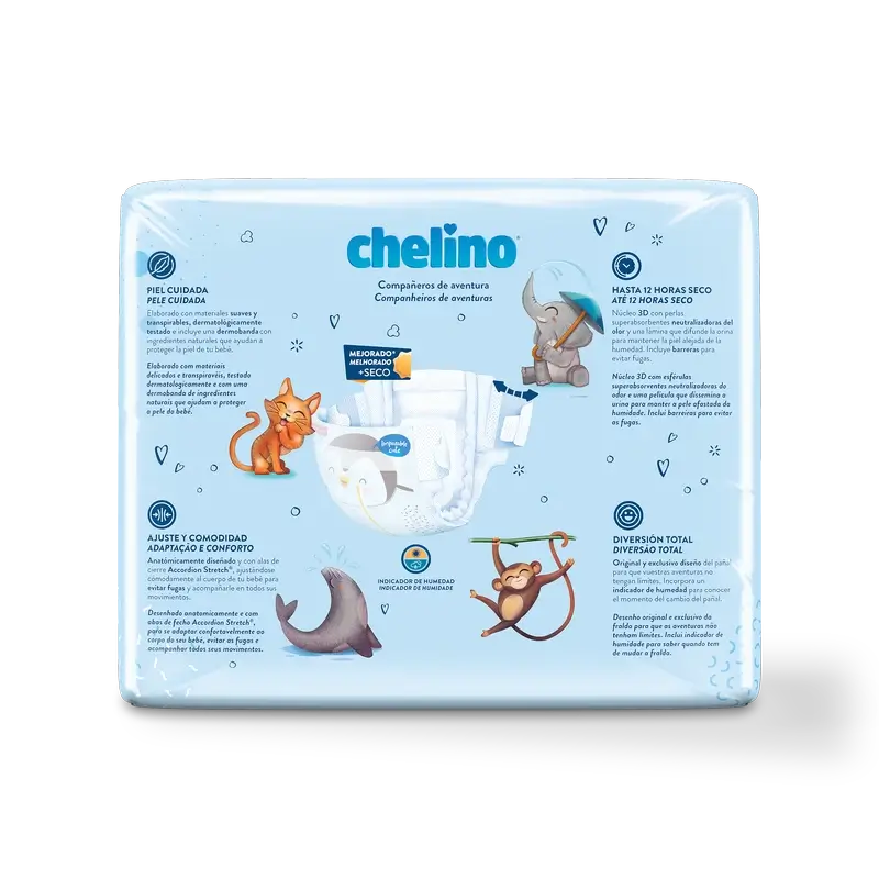 Pannolino Chelino taglia 5 (13-18 Kg) , 30 unità