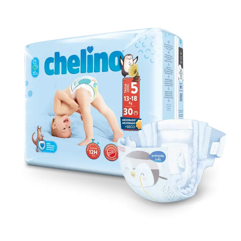 Pannolino Chelino taglia 5 (13-18 Kg) , 30 unità