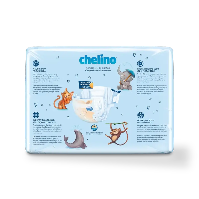 Pannolino Chelino taglia 3 (4-10 Kg) , 36 unità