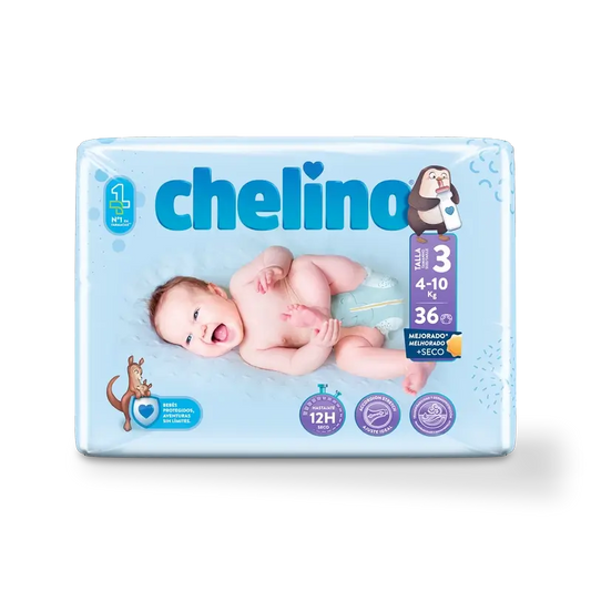 Pannolino Chelino taglia 3 (4-10 Kg) , 36 unità