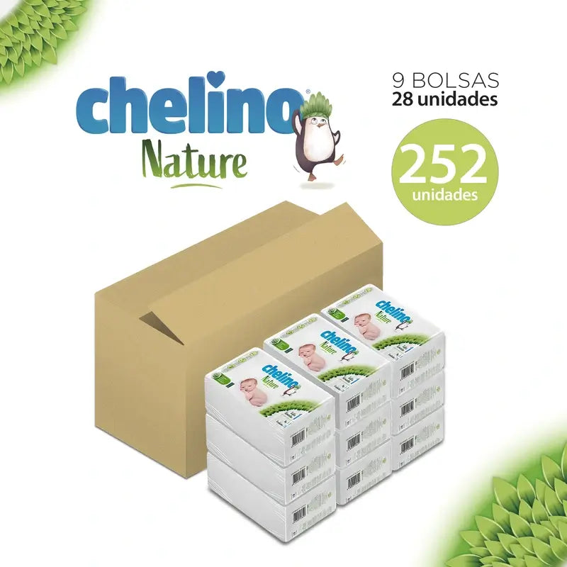 Pannolino Chelino Nature Taglia 1 (1-3 Kg) , 28 unità