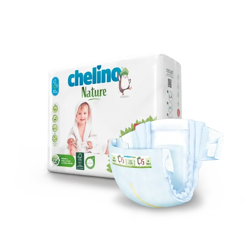 Pannolino Chelino Nature Taglia 5 (13-18 Kg) , 30 unità