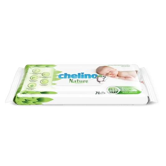 Salviettine per neonati Chelino Nature , 24 unità