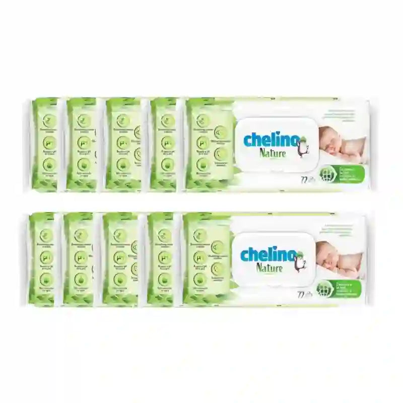 Salviette per neonati Chelino Nature , 10X72 unità