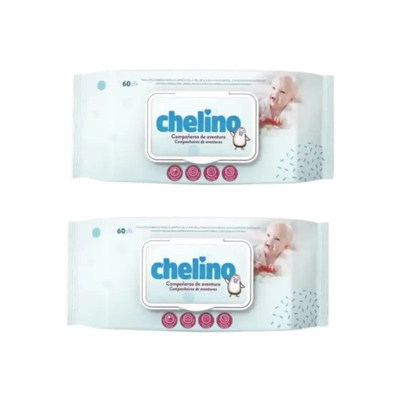 Salviette Chelino, 2x60 unità