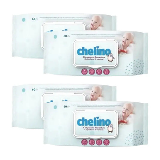 Salviette Chelino, 4x60 unità