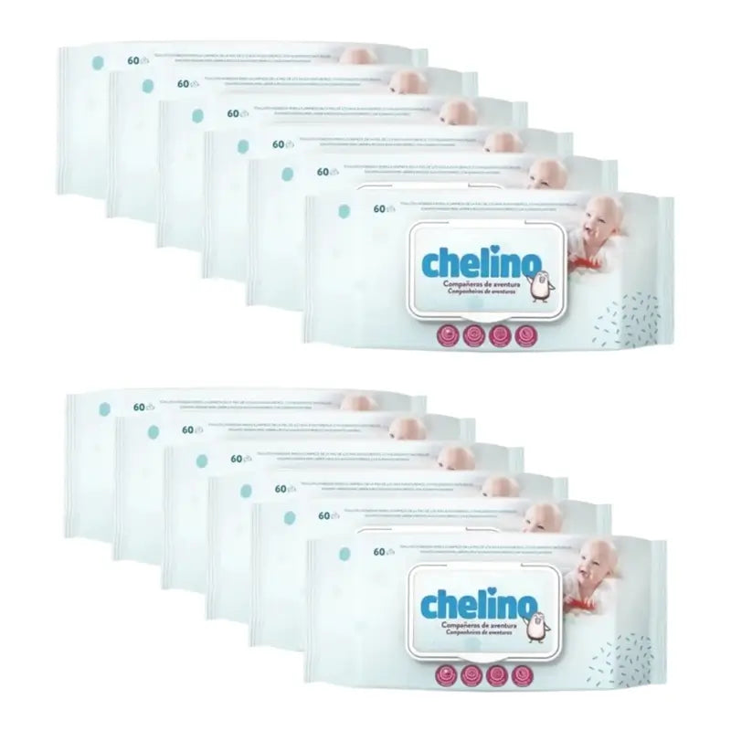 Salviettine Chelino , 12 x 60 unità