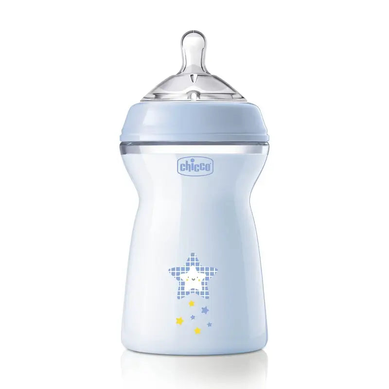 Biberon Chicco Naturalfeeling Blu a flusso rapido 330Ml 6 M+