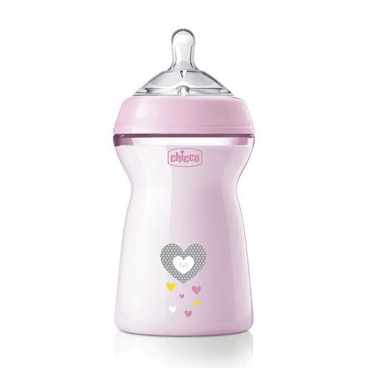 Biberon Chicco Naturalfeeling Rosa a flusso rapido 330Ml 6 M+