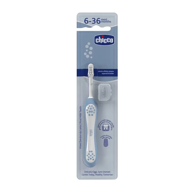 Chicco Spazzolino blu 6M-36M