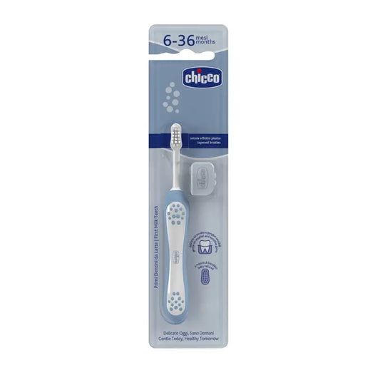 Chicco Spazzolino blu 6M-36M