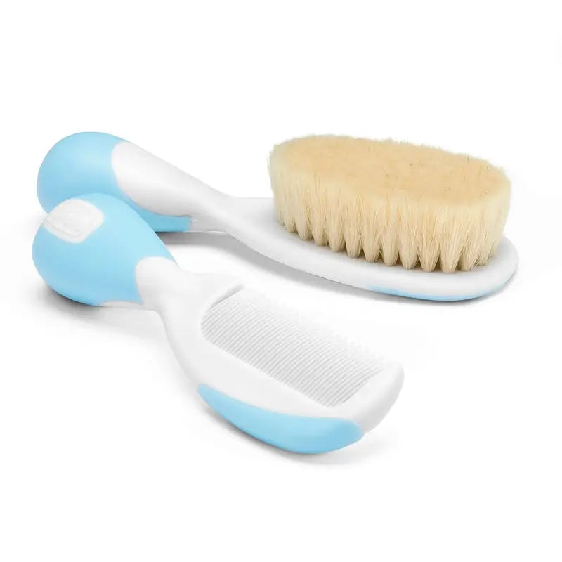 Set pettine e spazzola Chicco blu