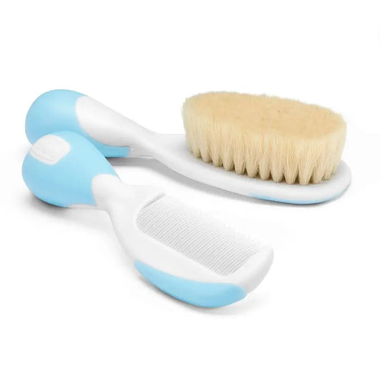 Set pettine e spazzola Chicco blu