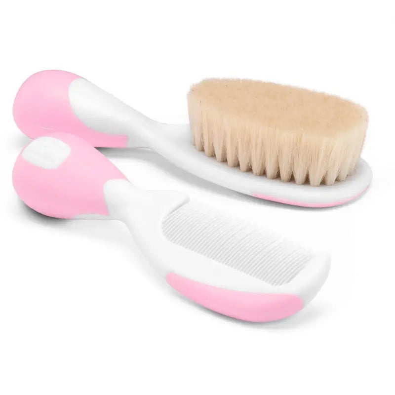 Chicco Set pettine e spazzola rosa
