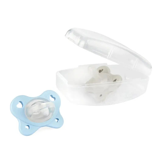 Chicco Physioforma Dual Succhietto in silicone morbido Blu 2-6M 2 Unità