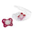 Chicco Physioforma Dual Soft Silicone Pacifier Rosa 16-36M 2 Unità