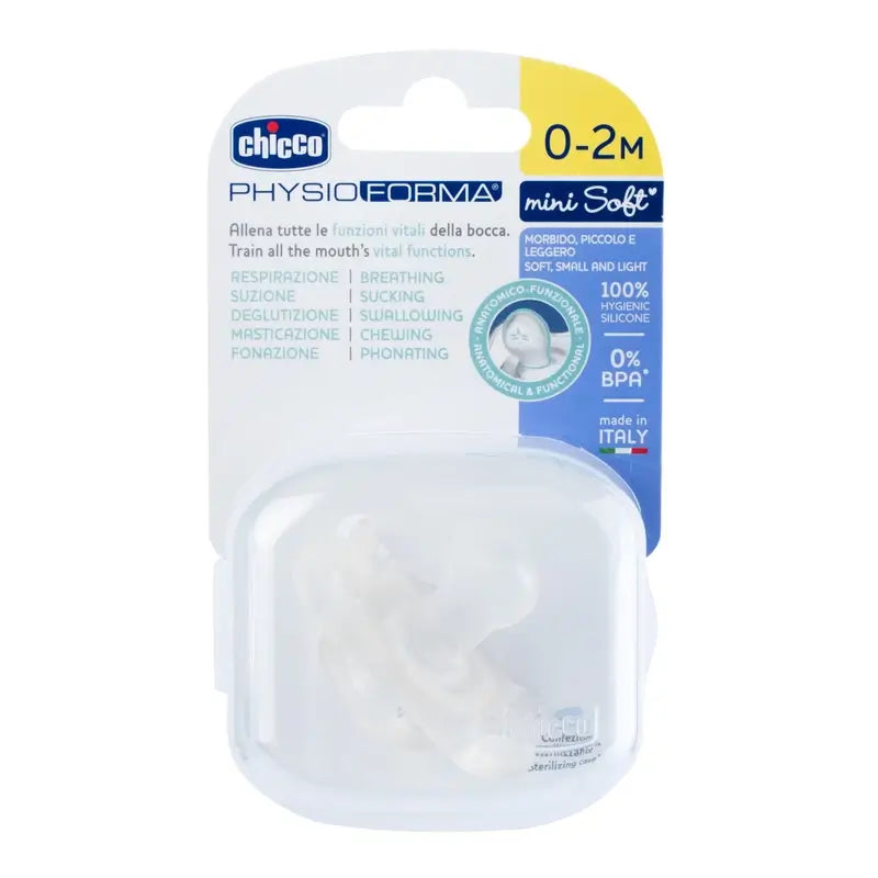 Chicco Ciuccio Physioforma Minisoft Trasparente 0-M 1 Unità
