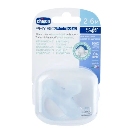 Ciuccio Chicco Physioforma Soft Blue 2-6M 1 Unità
