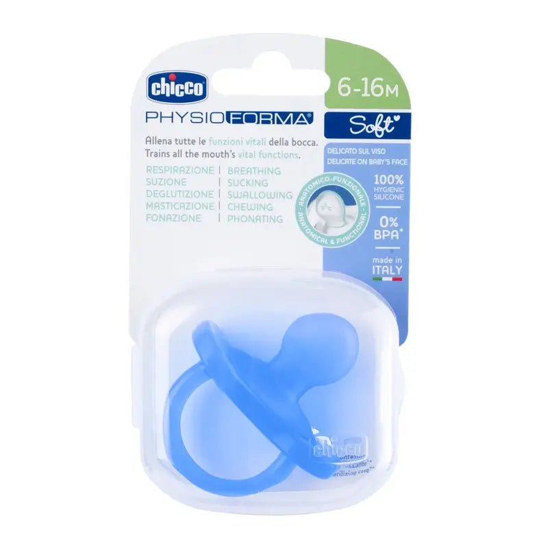 Ciuccio Chicco Physioforma Soft Blue 6-16M 1 Unità