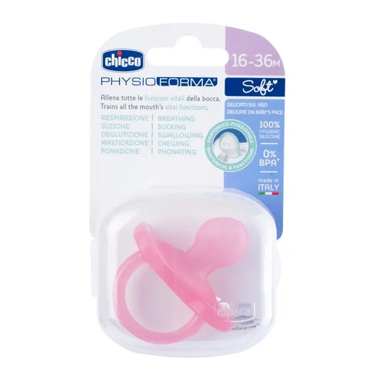 Chicco Physioforma Soft Soother Rosa 16-36M 1 Unità